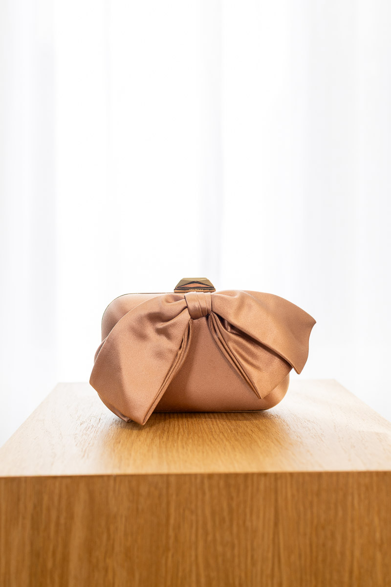 The Cream J. Choo Clutch
